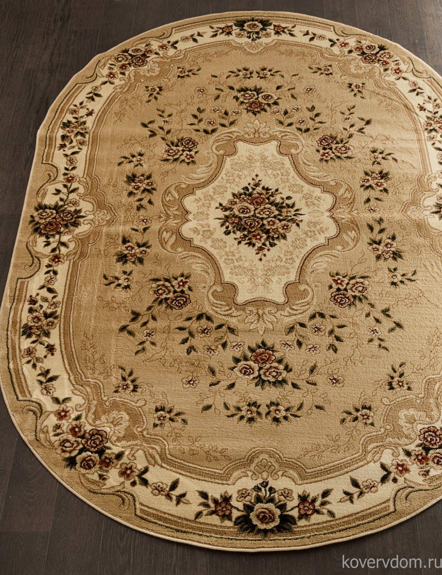 Ковер VALENCIA 2 D317 BEIGE Овал