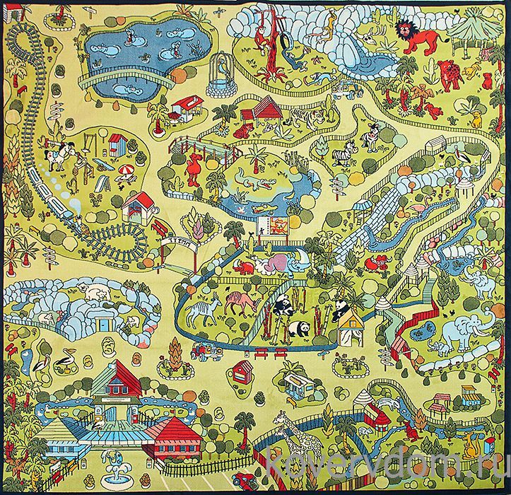 Детский развивающий ковер PTT Sorona Веселый Зоопарк Детский развивающий ковер PTT Sorona Веселый Зоопарк