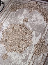 Однотонный ковер HALIF F580 GRAY-GREEN