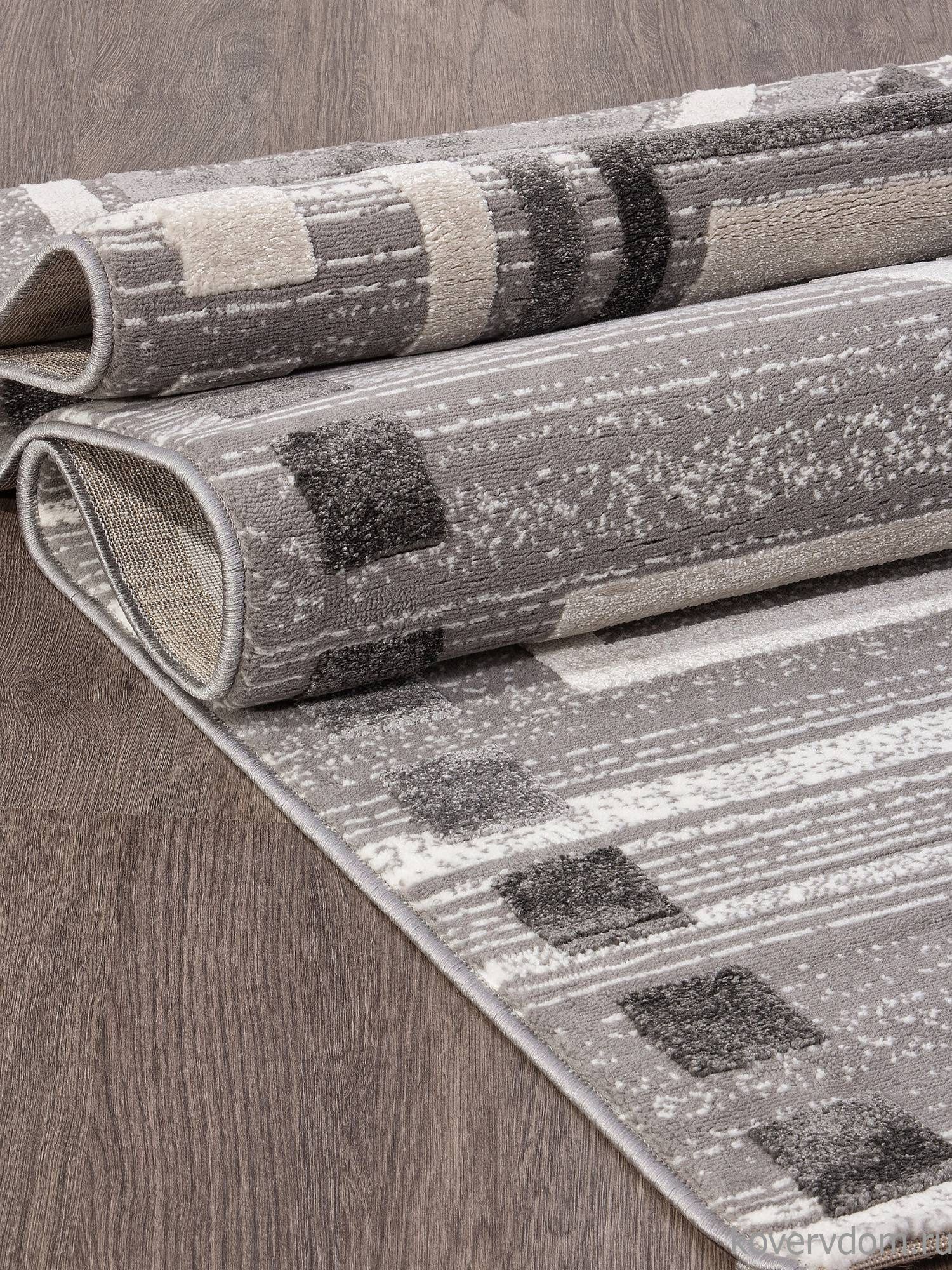 Ковер ECLIPSE QP015 WHITE / D.GRAY Ковер ECLIPSE QP015 WHITE / D.GRAY