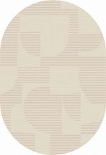 Овальный ковер из России DIOS F440 LIGHT CREAM Овал