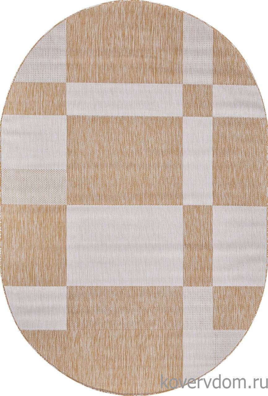 Ковер циновка ВЕГАС S005 BEIGE Овал Ковер циновка ВЕГАС S005 BEIGE Овал
