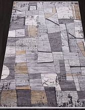 Ковер из Турции из вискозы MILANO 21096A CREAM / L.GREY