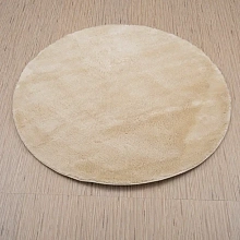 Ковер из Турции Шегги из искусственного меха Chic 1000A BEIGE_2000 круг