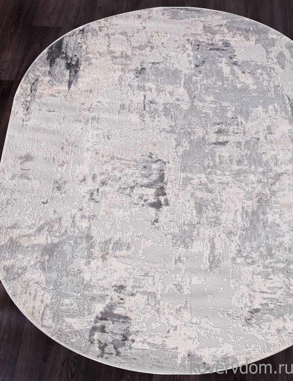 Ковер TOKIO 15456A D.GREY / L.GREY Овал