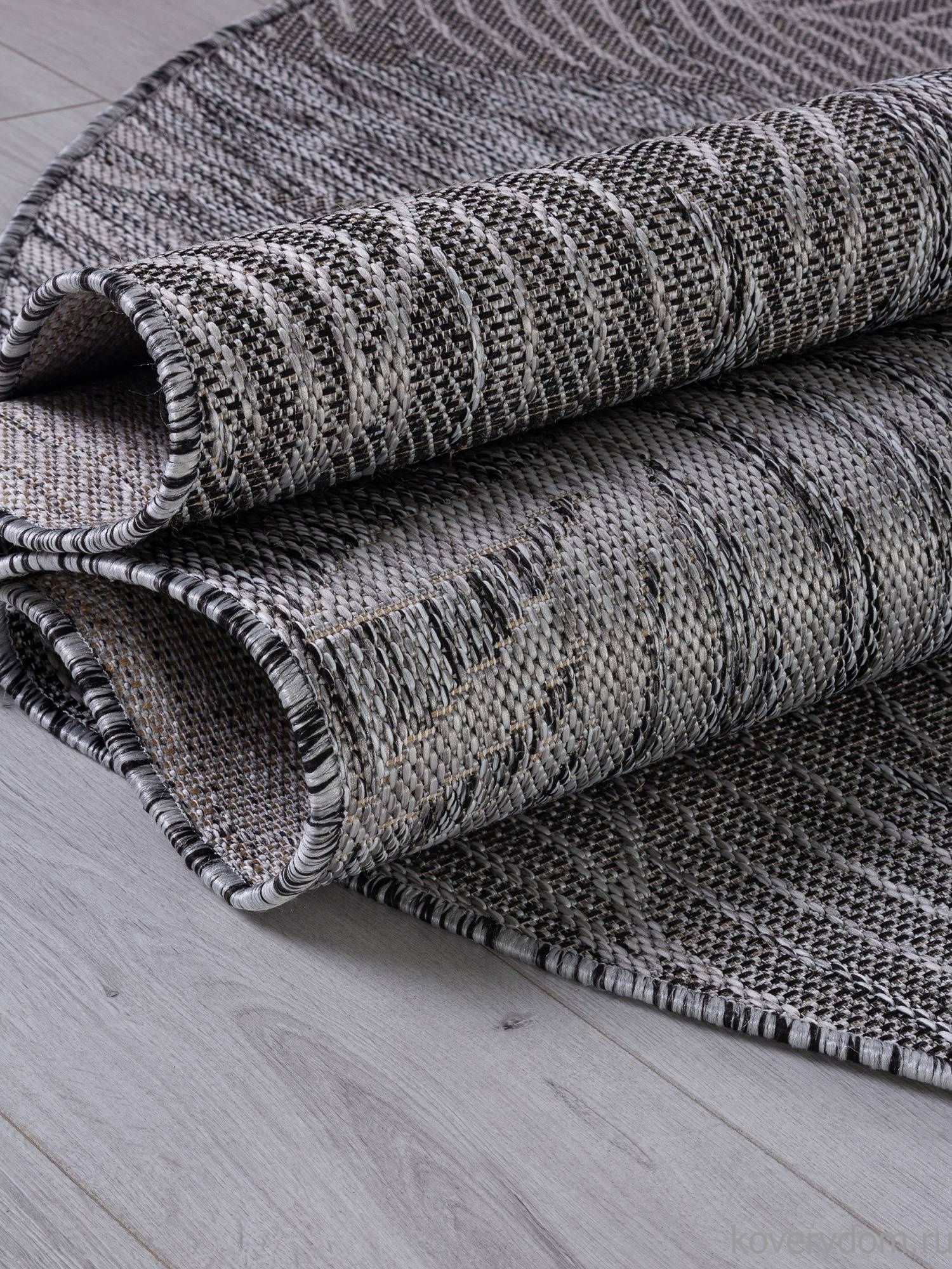 Ковер KAIR S132 DARK GRAY Овал