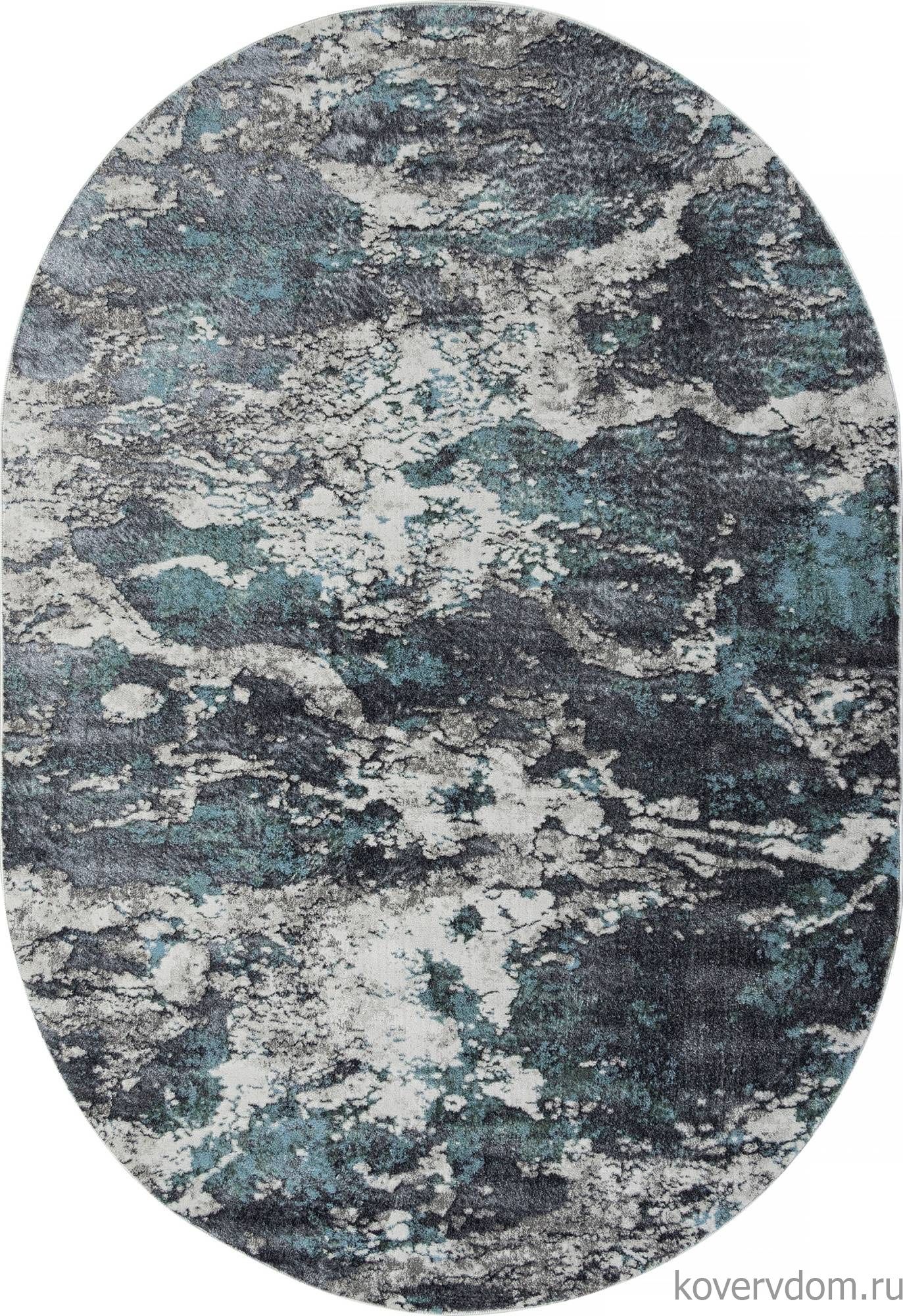 Ковер SAFARI 02463H BLUE / GREY Овал Ковер SAFARI 02463H BLUE / GREY Овал