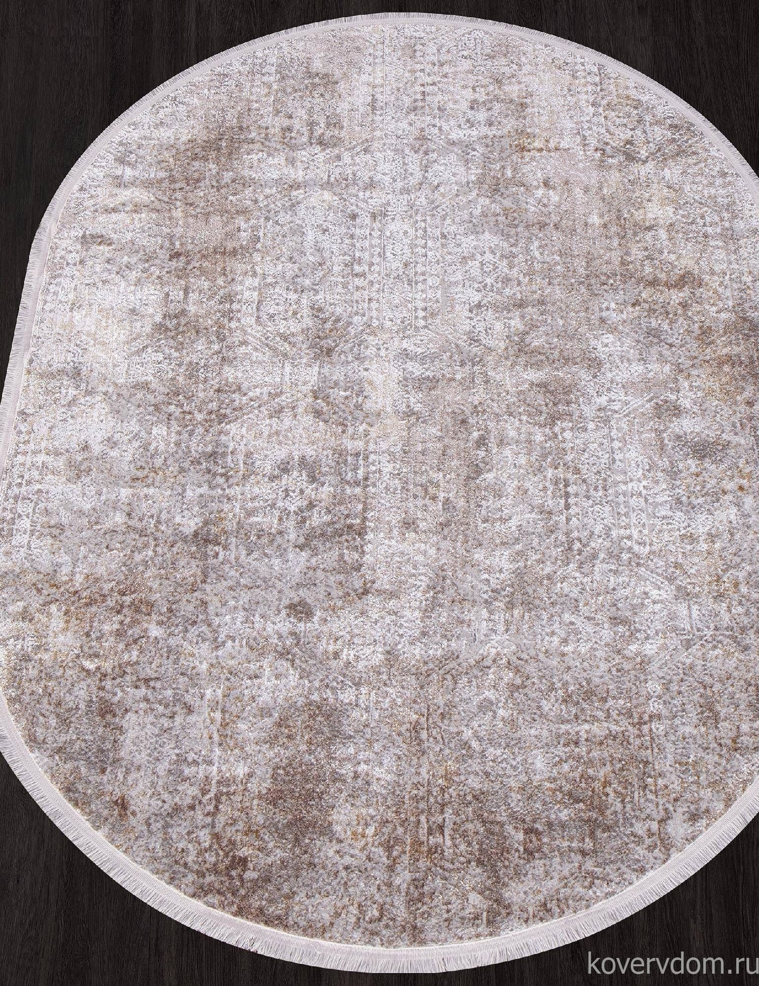 Ковер AJMAL LP 257 CREAM / BROWN Овал