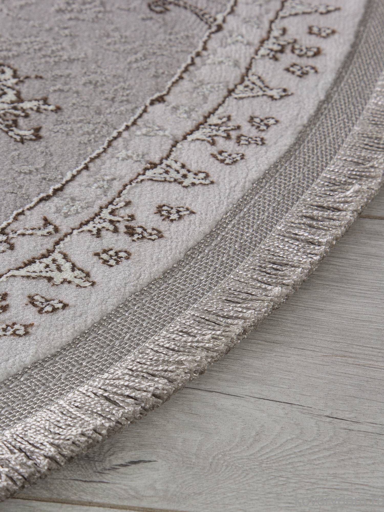 Ковер ZARINA A053B LIGHT GREY SHRINK / LIGHT GREY SHRINK Овал