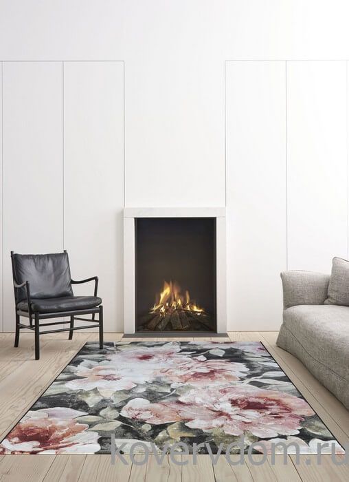 Ковер ARGENTUM Цветы 63421 3434