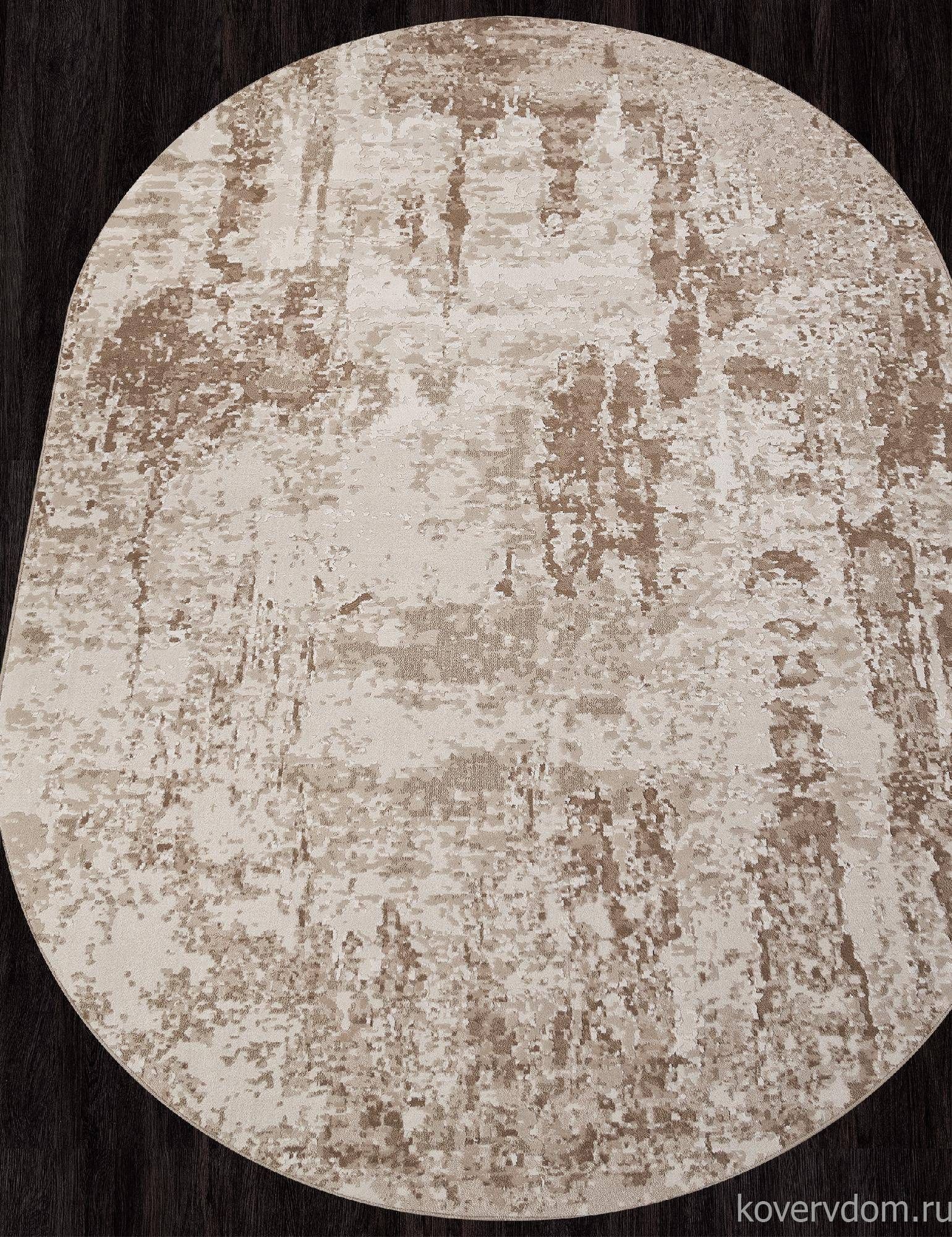 Ковер SIESTA M027A WHITE / BONE Овал