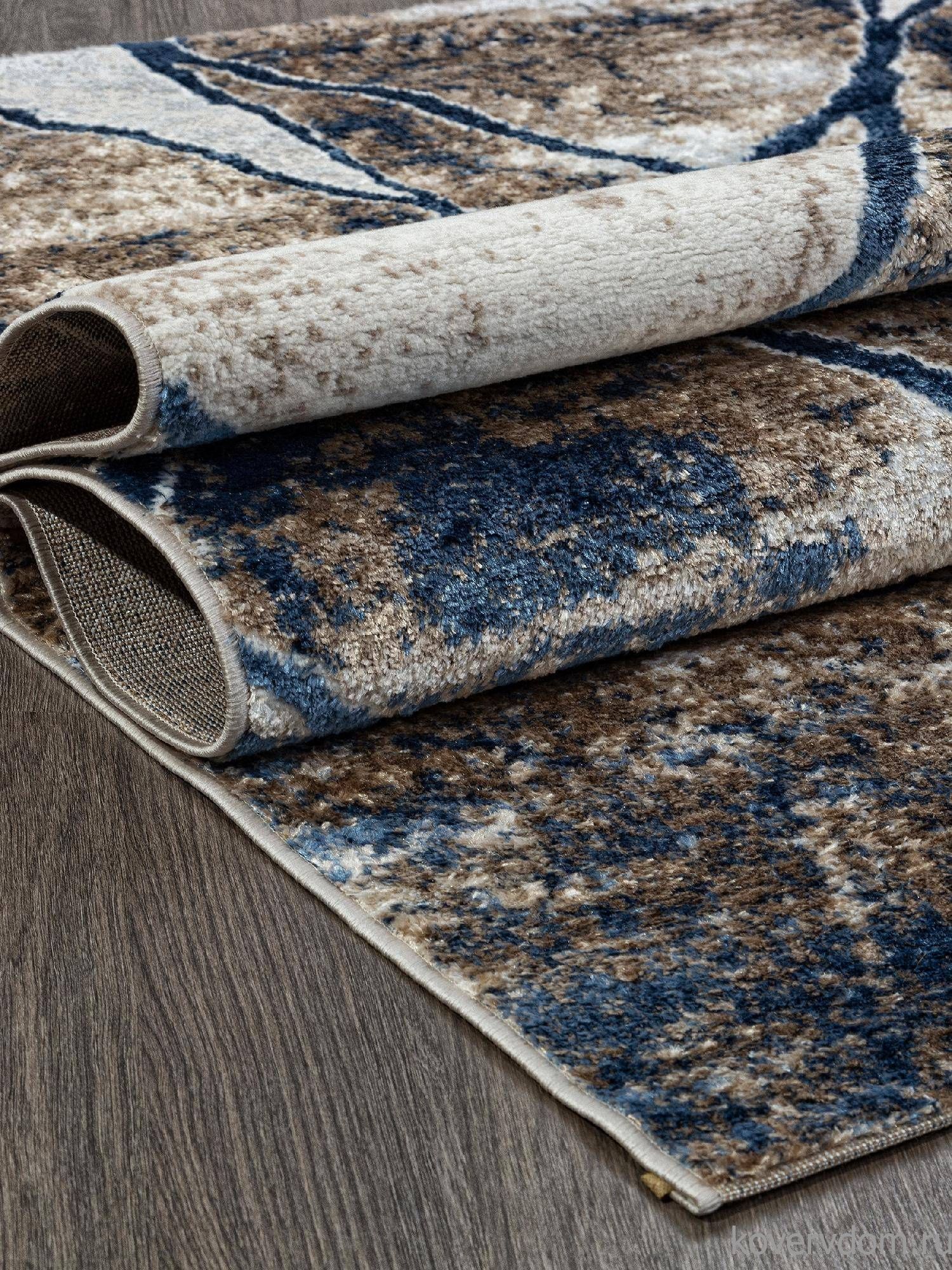 Ковер ANTEP-A O1702 630 CREAM / BLUE Ковер ANTEP-A O1702 630 CREAM / BLUE