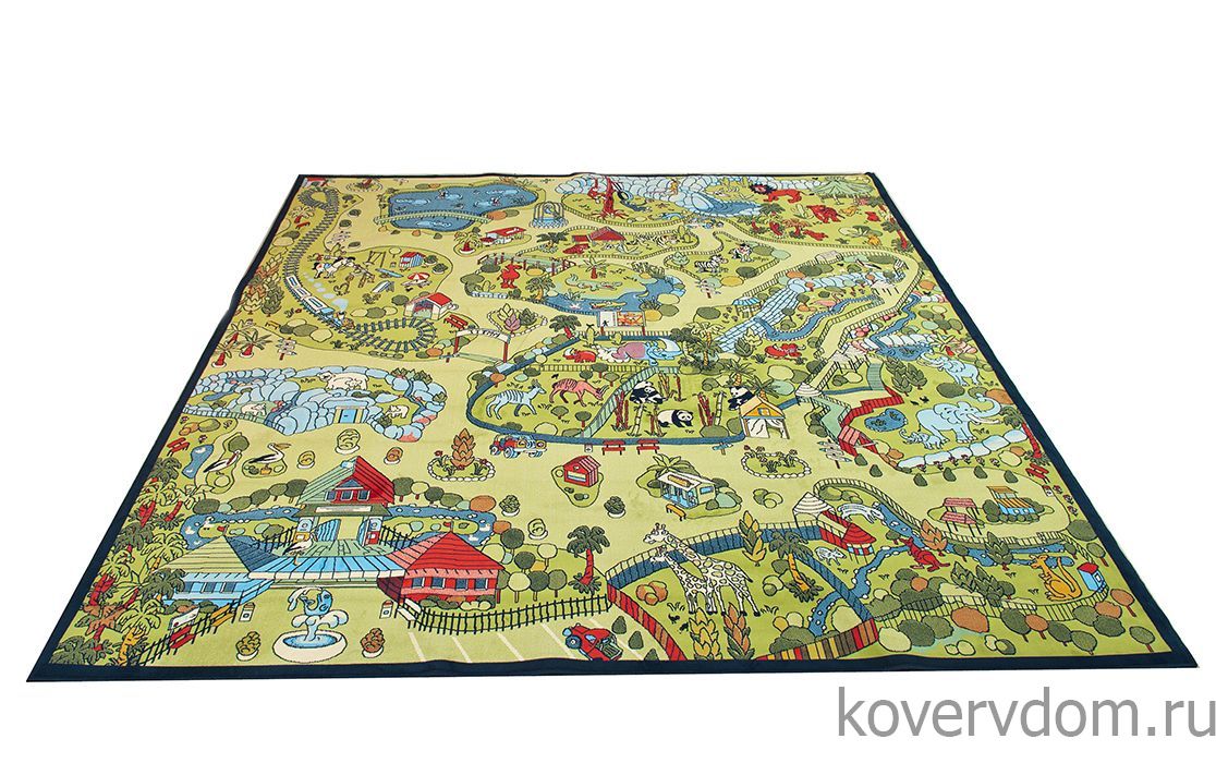 Детский развивающий ковер PTT Sorona Веселый Зоопарк Детский развивающий ковер PTT Sorona Веселый Зоопарк