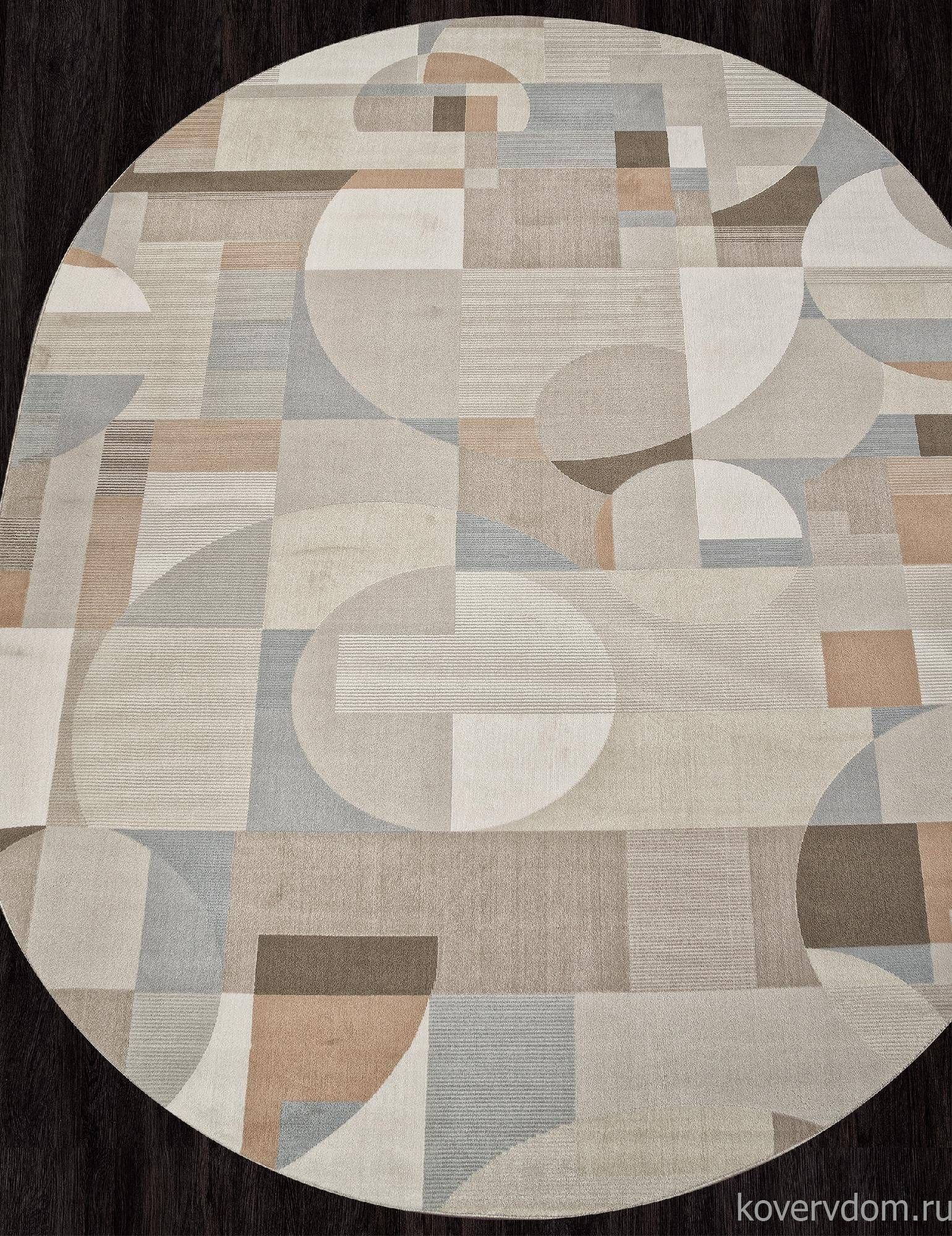 Ковер AFINA F409AF BROWN / PUDRA Овал Ковер AFINA F409AF BROWN / PUDRA Овал