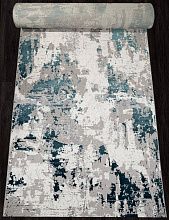Пушистый ковровая Дорожка PALERMO F285 GRAY