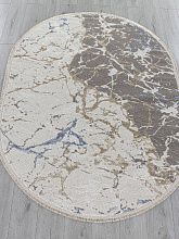 Ковер из Турции синий MOSSO 27231A GRY / NAVY Овал