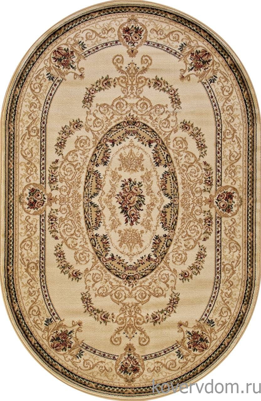 Ковер OLYMPOS D058 CREAM Овал