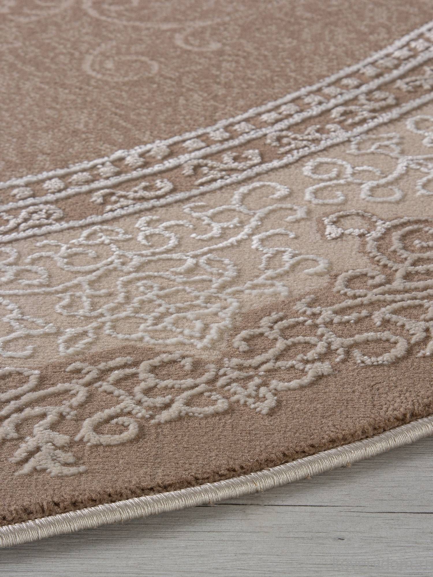 Ковер ARMINA 04076A BROWN / BROWN Овал