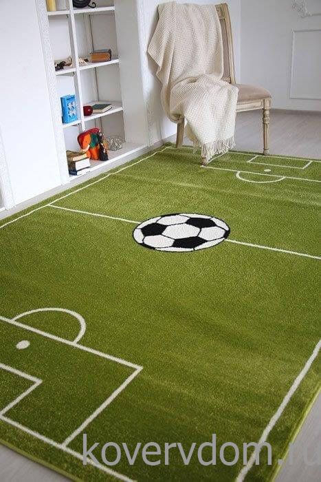 Детский ковер Футбольное поле Кристэл С020 green