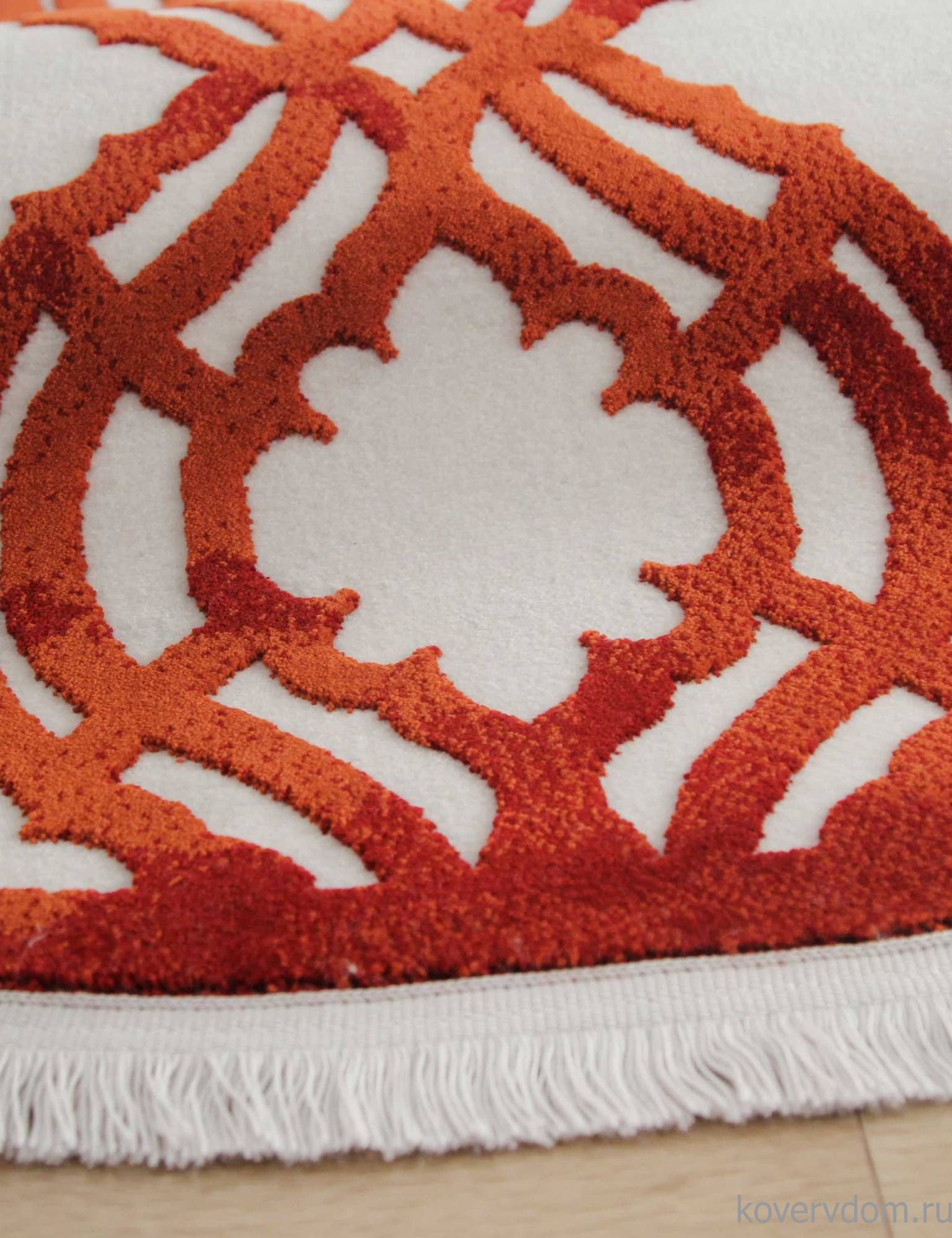 Ковер SARDES TRUVA 08423R RED / RED Круг