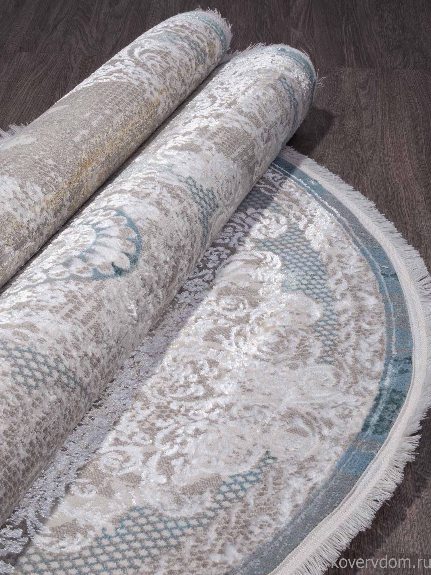 Ковер AJMAL LP 289 CREAM / TURQUOISE Овал