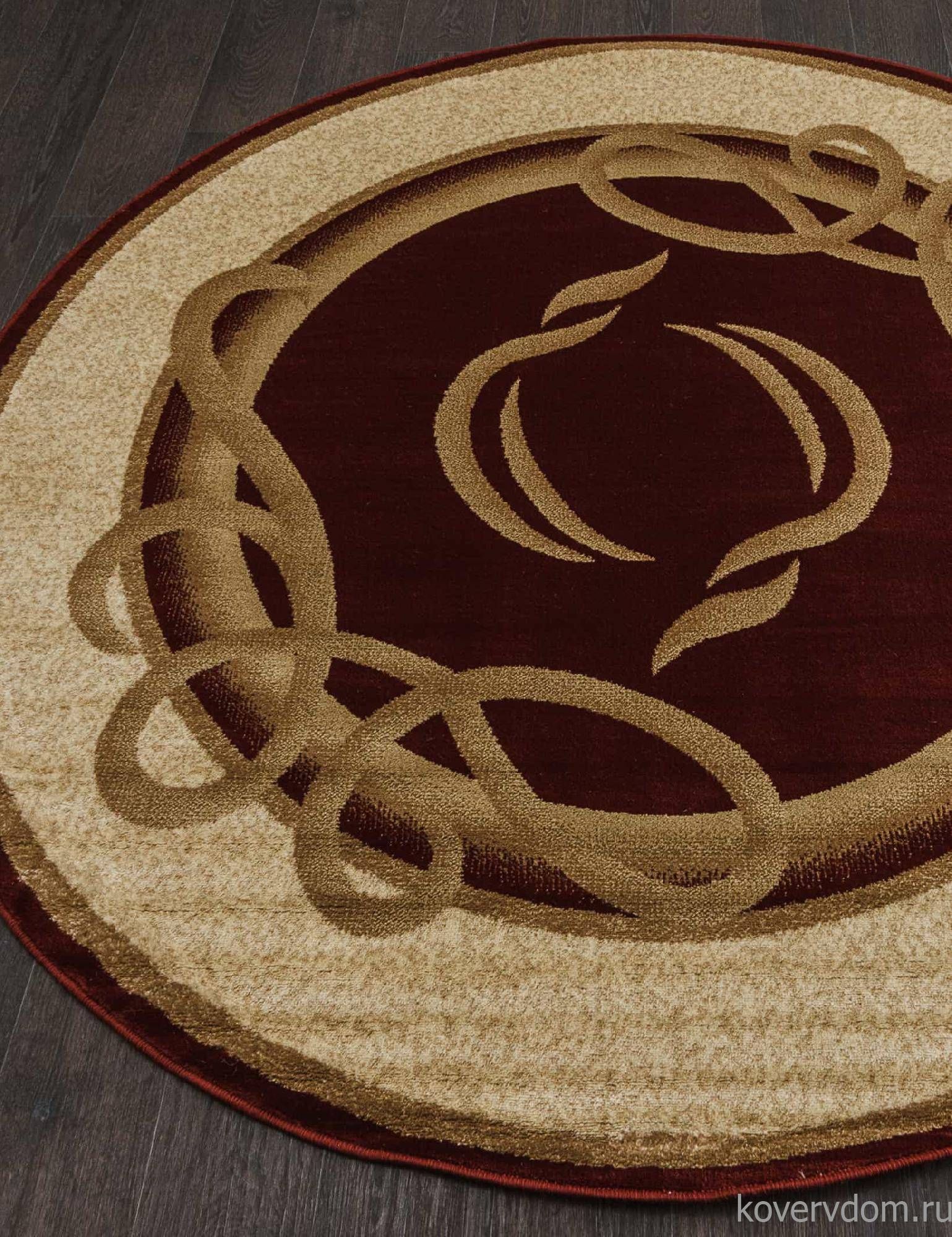 Ковер OLYMPOS a704 RED Круг